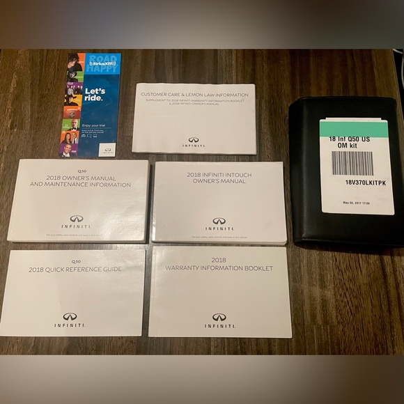 Infiniti Q50 Owners Manual Handbook - Picture 3 of 3